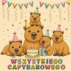 Karnet KW Cute kapibary