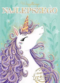 Karnet KW Purpurowy jednorożec