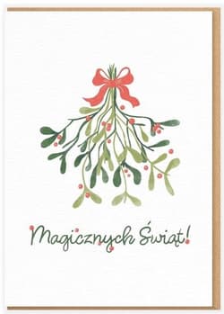 Karnet - Magicznych Świąt Boże Narodzenie