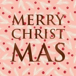 Karnet Merry Christmas Wesołych Świąt