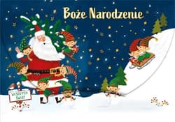 Karnet na kasę Boże Narodzenie - Mikołaj z elfami