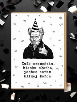 Karnet okolicznościowy Shopenhauer