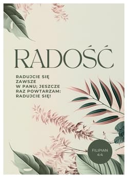 Karnet - Radość - Liście