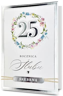 Karnet Rocznica ślubu 25