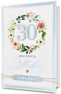 Karnet Rocznica ślubu 30