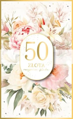 Karnet Rocznica Ślubu 50