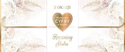Karnet Rocznica Ślubu wymienne cyfry