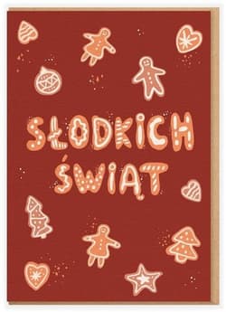 Karnet - Słodkich Świąt Boże Narodzenie