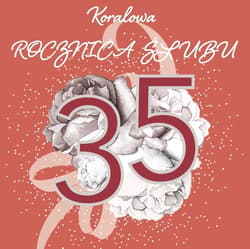 Karnet Swarovski kwadrat CL4409 Rocznica Ślubu 35