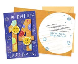 Karnet Urodziny 14