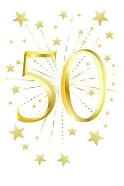 Karnet Urodziny - Fifty
