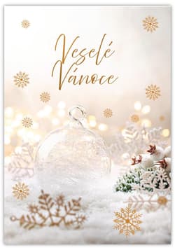 Karnet Wesołych Świąt - Vesele Vanoce Cestina