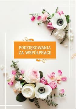 Kartka okolicznościowa Podziękowania za współpracę