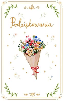 Kartka podziękowaniowa