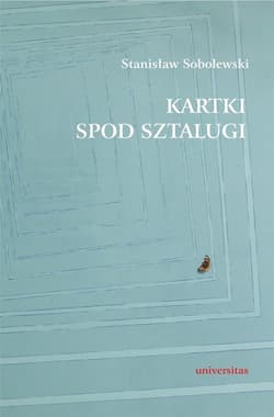 Kartki spod sztalugi - Stanisław Sobolewski