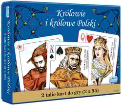 Karty 2 x 55 Królowie i królowe Polski - Opracowanie Zbiorowe