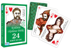 Galeria - zdjęcie nr. 2 - Karty 24  Królowie i królowe Polski Talia zielona