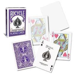 Karty Bicycle Rider Back Fioletowe