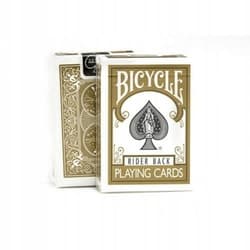 Karty Bicycle Rider Back Gold