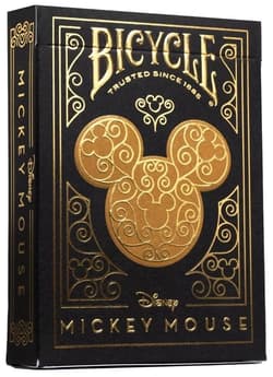 Karty Black & Gold Mickey BICYCLE