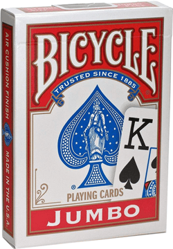 Karty do gry Bicycle Jumbo Rider Back 1szt.mix