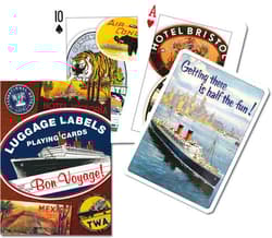 Karty do gry Piatnik 1 talia, Luggage Labels