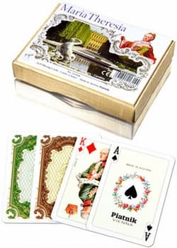 Karty do gry Piatnik 2 talie lux Maria Teresa