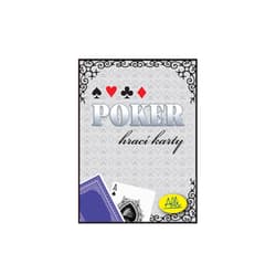 Karty do pokera niebieskie