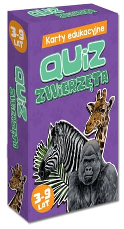 Karty edukacyjne Quiz Zwierzęta - Paweł Czapczyk