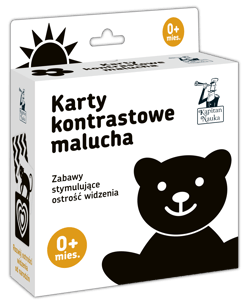 Karty kontrastowe malucha. (0+ mies.) - Barbara Pakuła