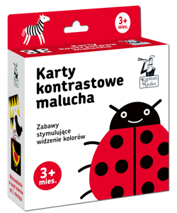 Karty kontrastowe malucha. (3+ mies.). Kapitan Nauka