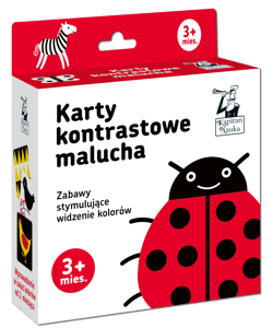 Karty kontrastowe malucha. (3+ mies.). Kapitan Nauka - Barbara Pakuła