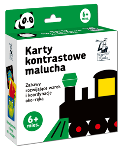 Karty kontrastowe malucha. (6+ mies.). Kapitan Nauka