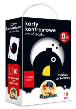 Karty kontrastowe na kółeczku dla dzieci 0 mies.+ - Opracowanie Zbiorowe