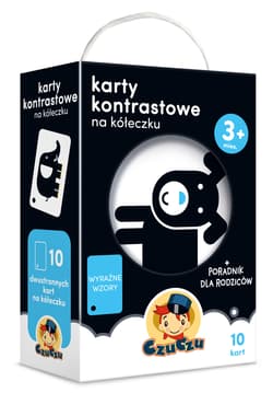 Karty kontrastowe na kółeczku dla dzieci 3 m+ - Opracowanie Zbiorowe