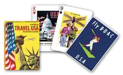 Karty Piatnik Vintage Travel USA, 1 talia