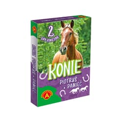 Karty Piotruś + Pamięć - Konie