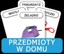 Karty Rozwijamy mowę i myślenie dziecka Przedmioty w domu