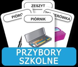 Karty Rozwijamy mowę i myślenie dziecka Przybory szkolne