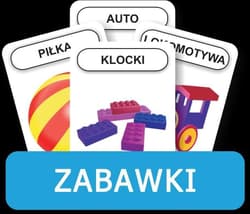 Karty Rozwijamy mowę i myślenie dziecka Zabawki