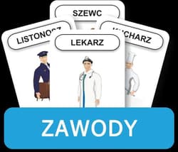 Karty Rozwijamy mowę i myślenie dziecka Zawody