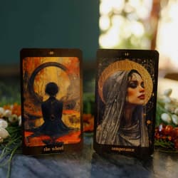 Galeria - zdjęcie nr. 3 - Karty Tarot Amber Moon Tarot