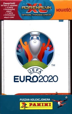 Karty UEFA EURO 2020 Adrenalyn XL Puszka kolekcjonera