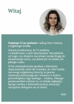 Galeria - zdjęcie nr. 2 - Karty Zmiany. Bo w życiu masz to, na co się odważysz. Twoja droga do świadomego życia.