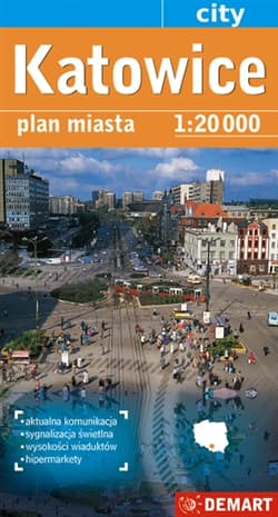 Katowice plan miasta 1:20 000 - Opracowanie Zbiorowe