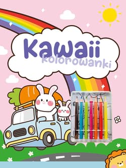 Kawaii kolorowanki. Różowa - Opracowanie Zbiorowe