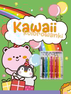 Kawaii kolorowanki. Zielona - Opracowanie Zbiorowe