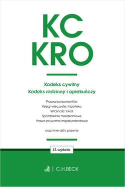 KC. KRO. Kodeks cywilny. Kodeks rodzinny i opiekuńczy oraz ustawy towarzyszące wyd. 13 - Praca zbiorowa