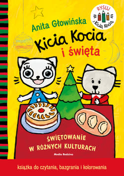 Kicia Kocia i święta. Kolorowanka. Kicia Kocia