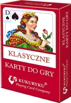Klasyczne karty do gry Kukuryku 54